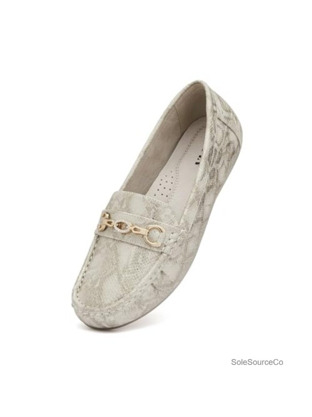 Women's Lightweight Faux Leather Round Toe Penny Loafers Slip On Work Flats